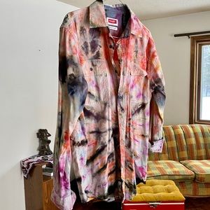 Tie Dyed Button Down